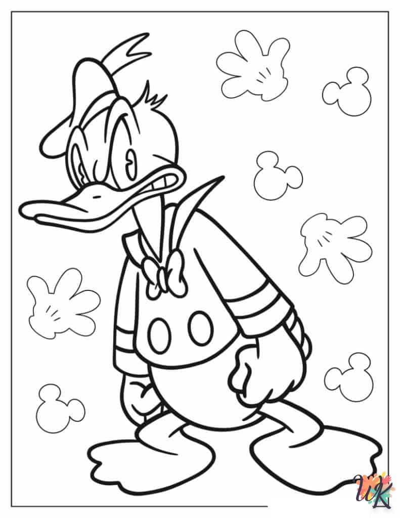 Dibujos para Colorear Donald 5