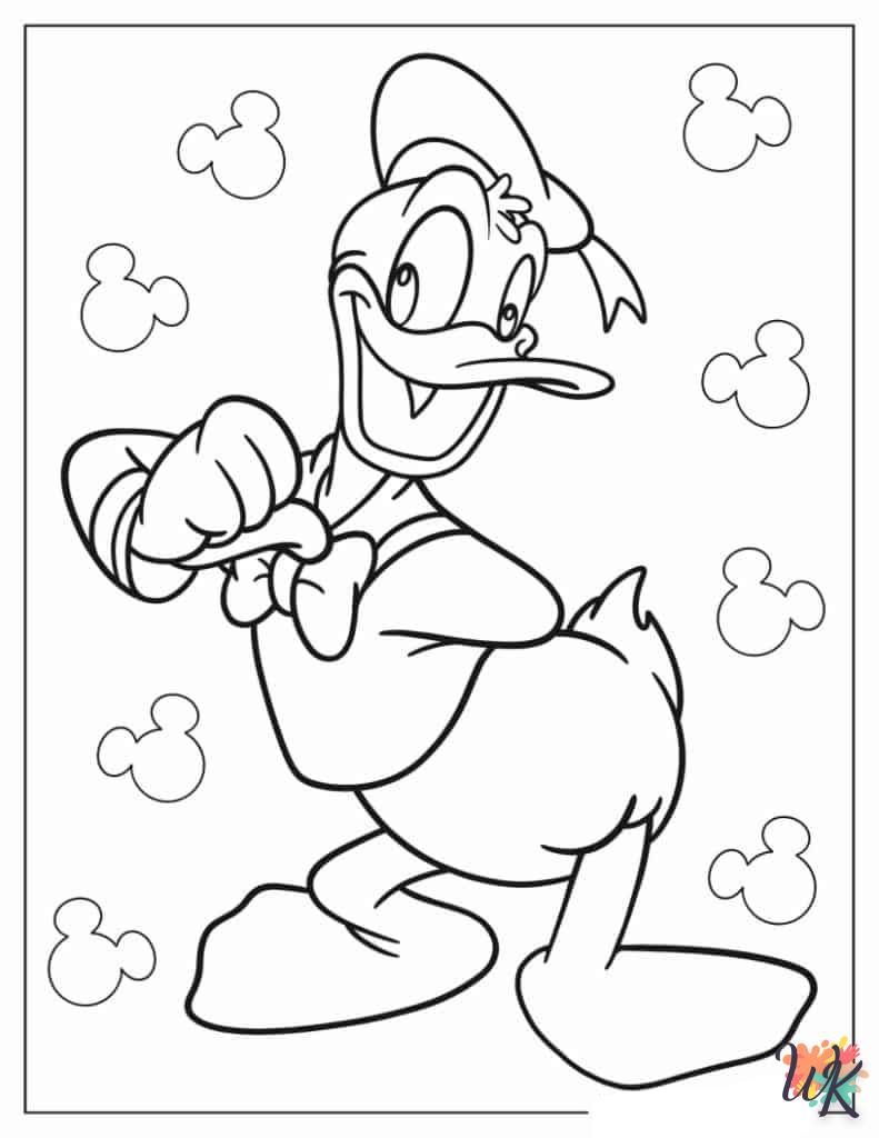 Dibujos para Colorear Donald 10