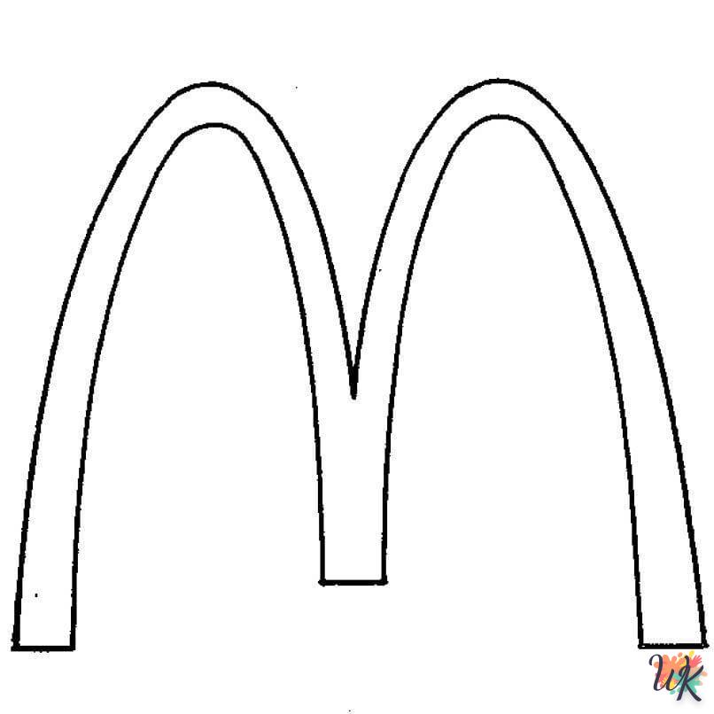 Dibujos para Colorear McDonald’s 1