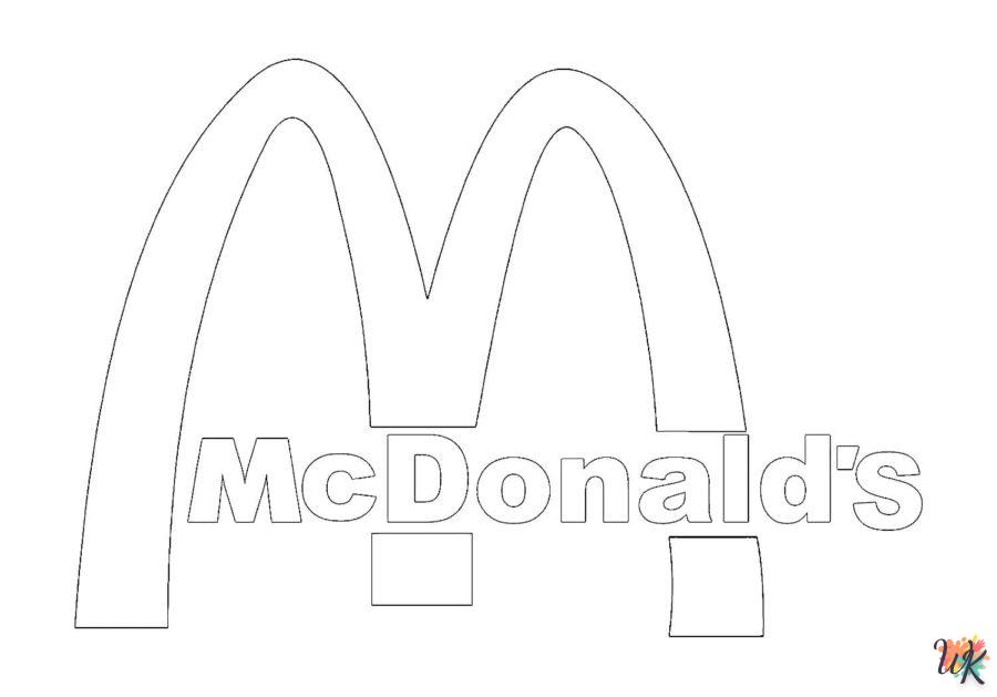 Dibujos para Colorear McDonald’s 13