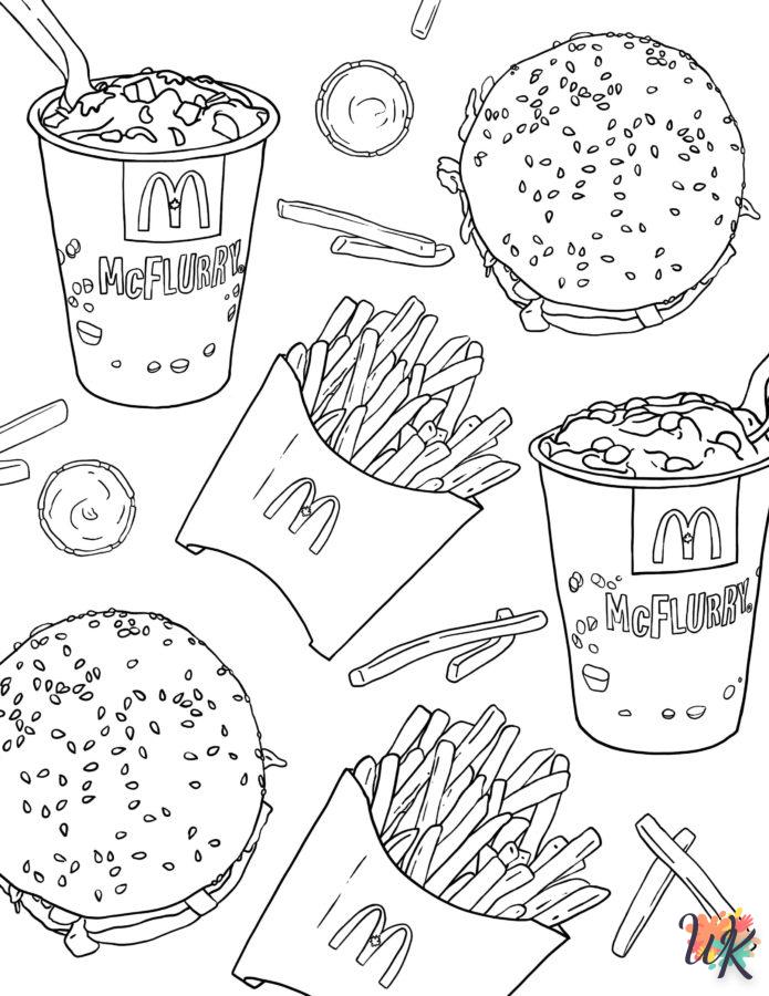 Dibujos para Colorear McDonald’s 2