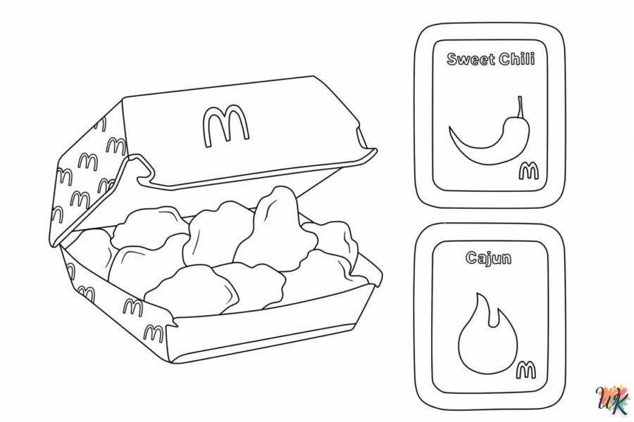 Dibujos para Colorear McDonald’s 39