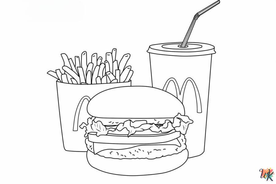 Dibujos para Colorear McDonald’s 48