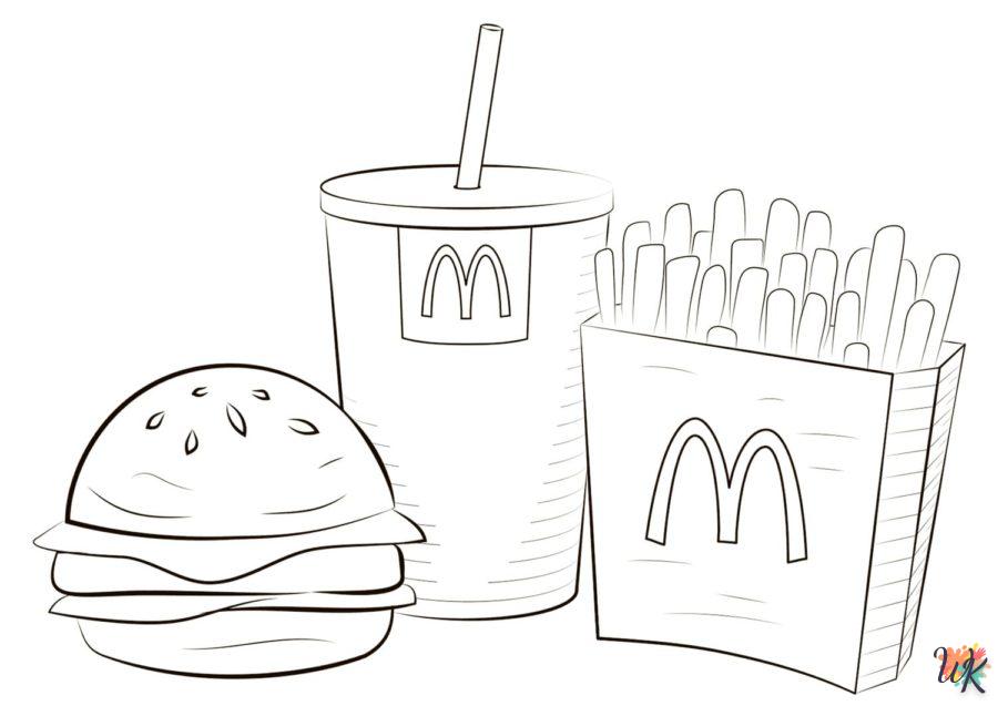 Dibujos para Colorear McDonald’s 6