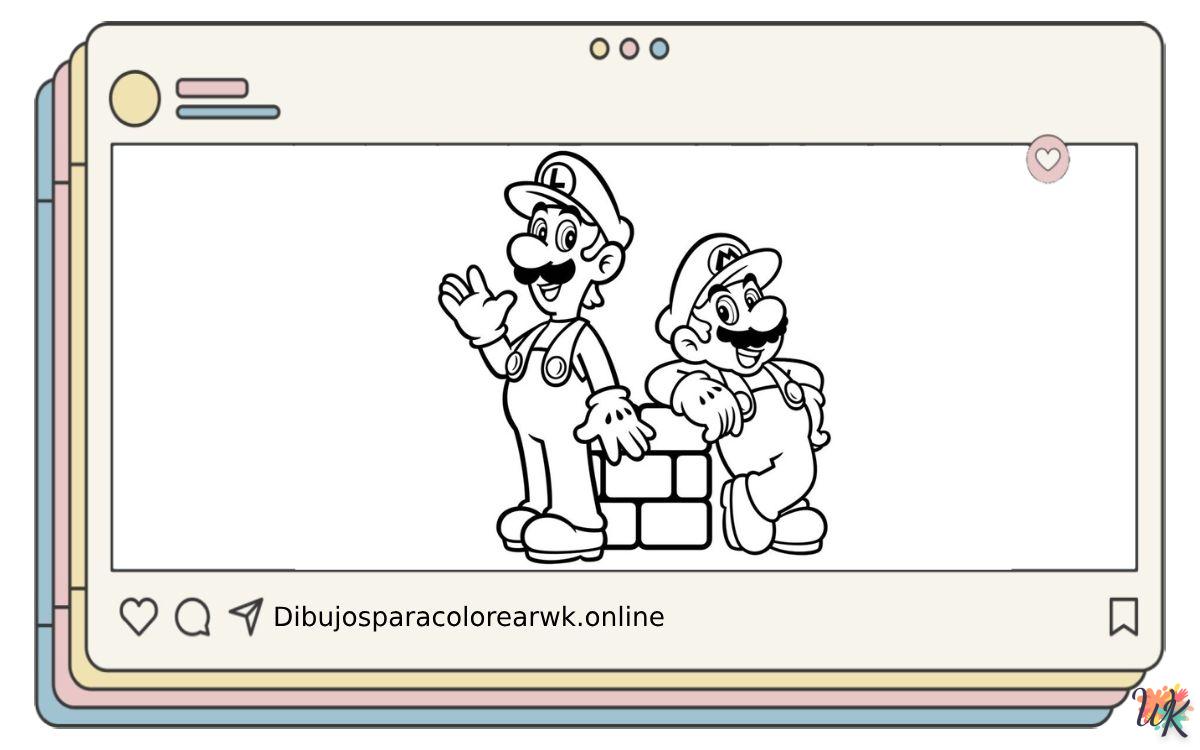 27 Dibujos Para Colorear Super Mario Bros