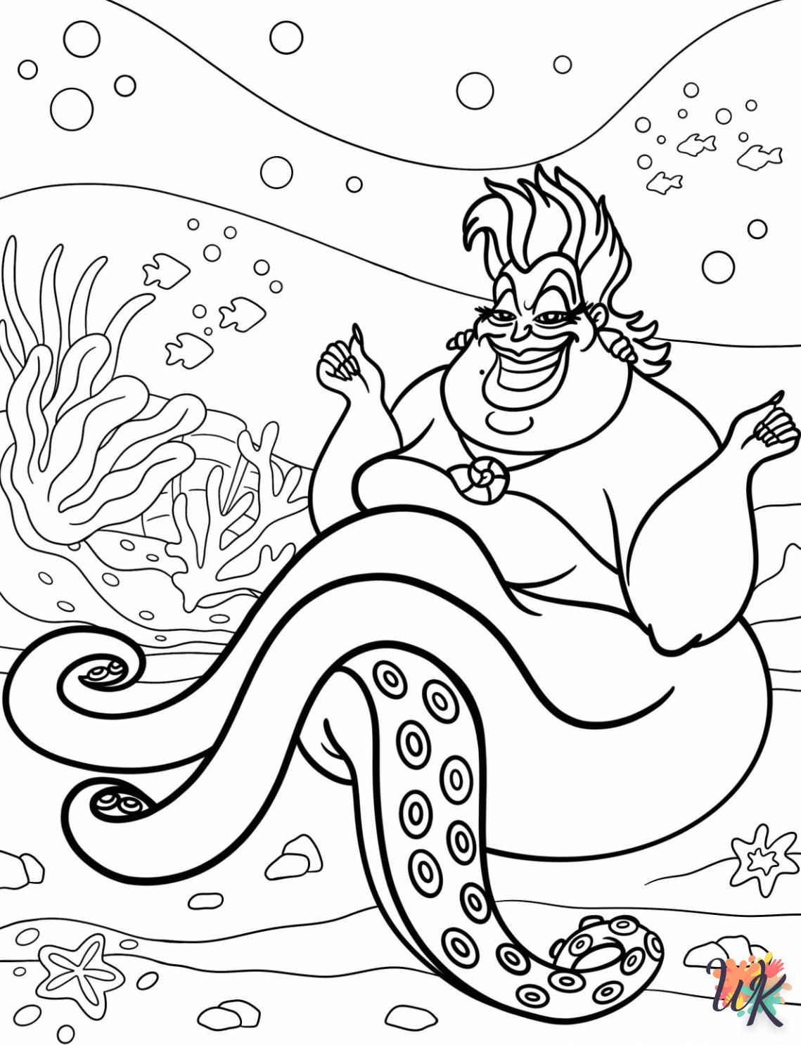 Dibujos para Colorear Ursula 6