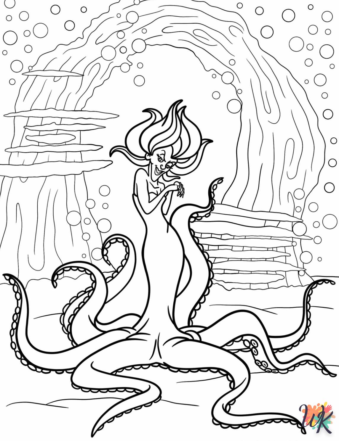 Dibujos para Colorear Ursula 2