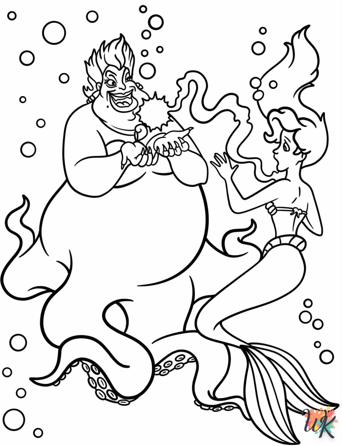 Dibujos para Colorear Ursula 14