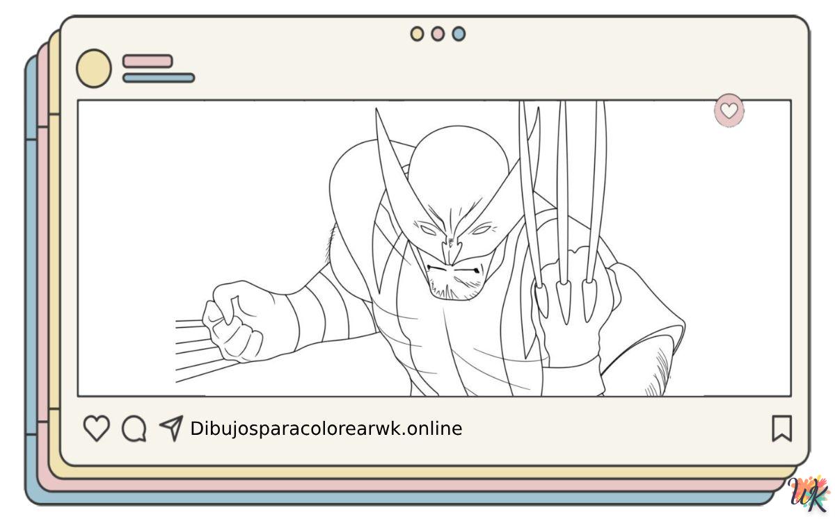 78 Dibujos Para Colorear Wolverine