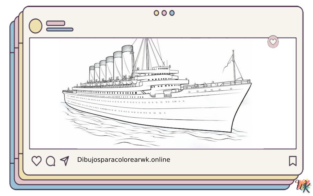 65 Dibujos Para Colorear Titanic