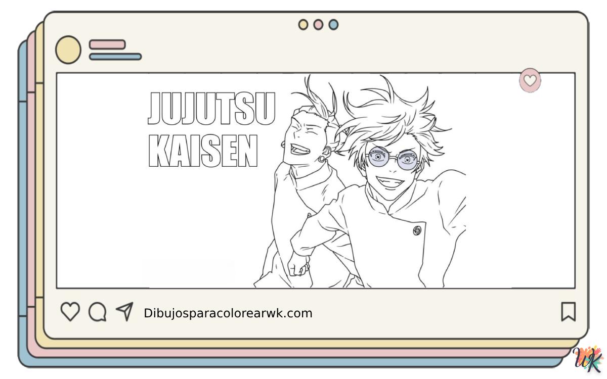 10 Dibujos Para Colorear Jujutsu Kaisen