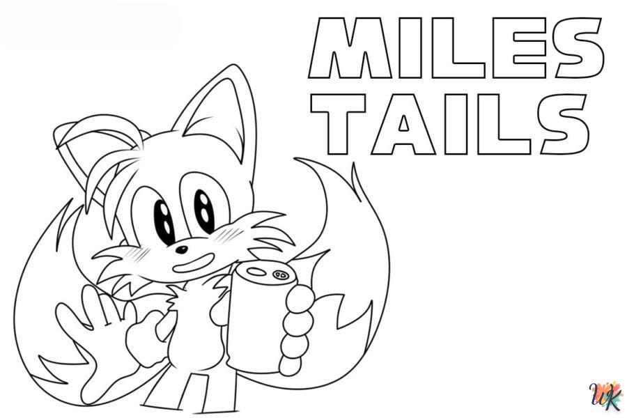Dibujos para Colorear Miles Tails Prower 37
