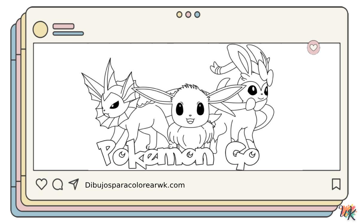 10 Dibujos Para Colorear Pokemon Go