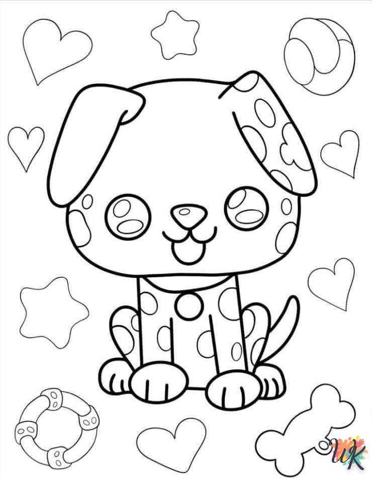 Dibujos para Colorear Puppy 17