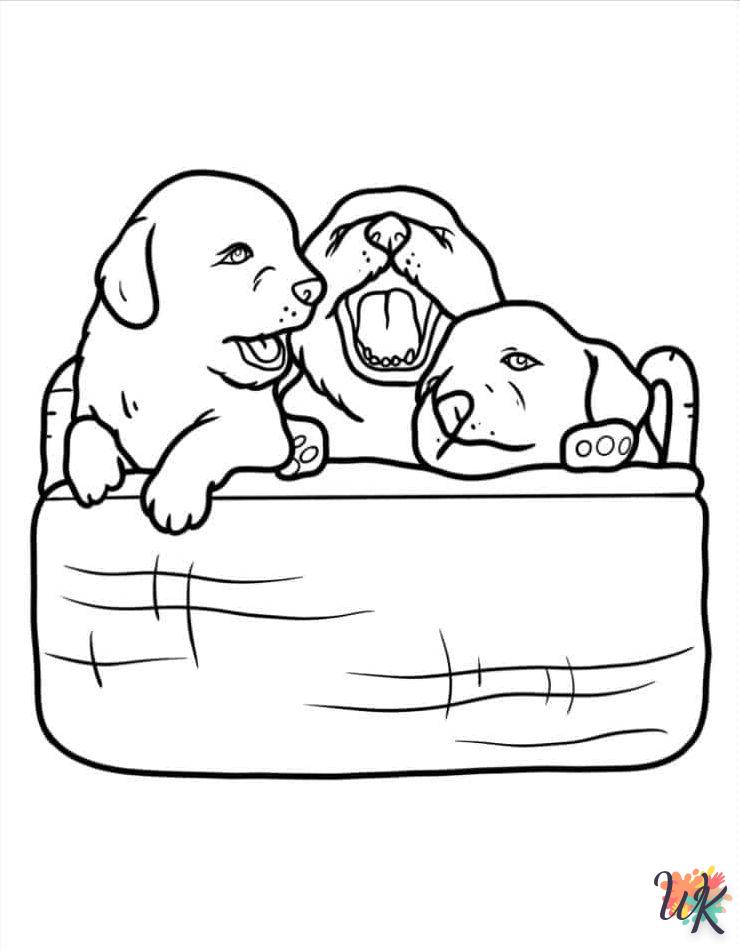 Dibujos para Colorear Puppy 16