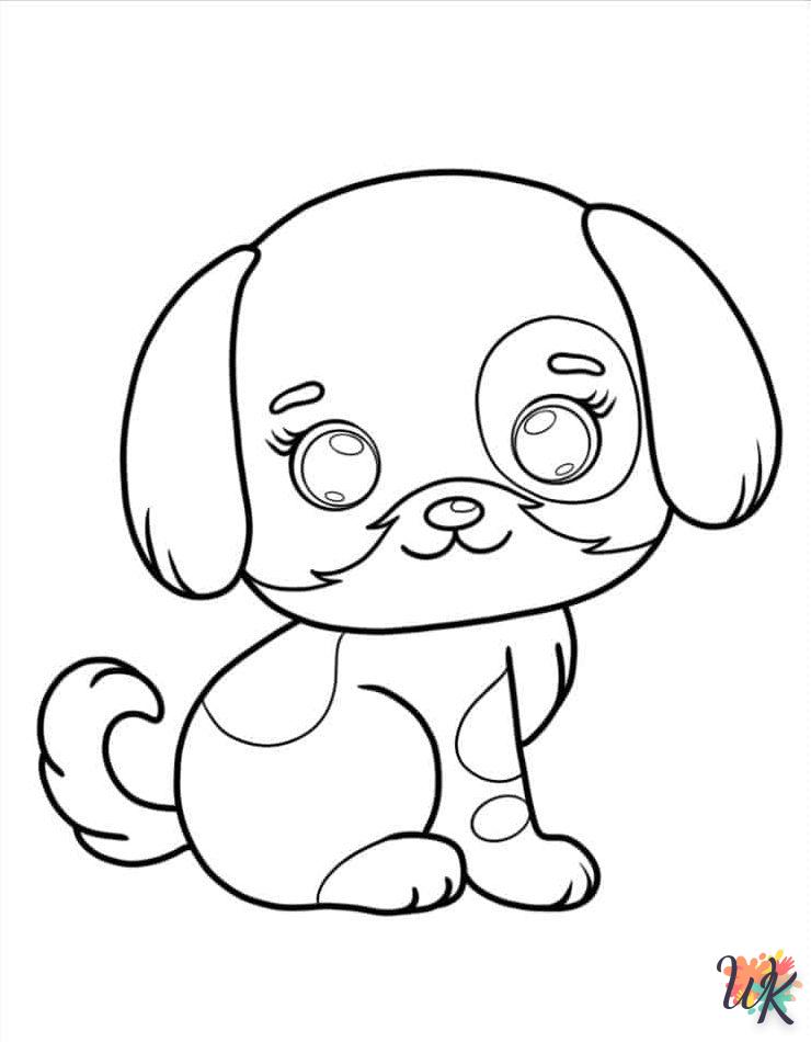 Dibujos para Colorear Puppy 15