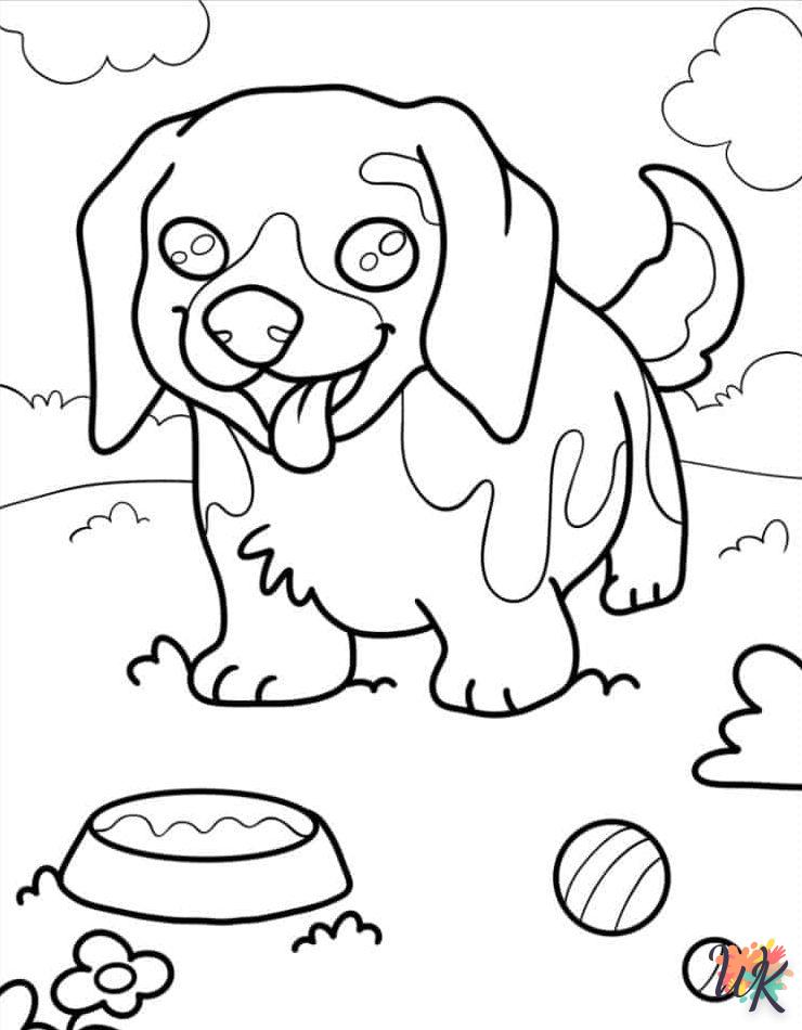 Dibujos para Colorear Puppy 13