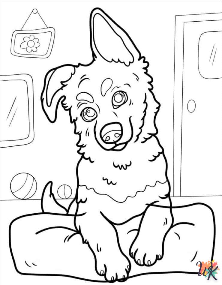 Dibujos para Colorear Puppy 11
