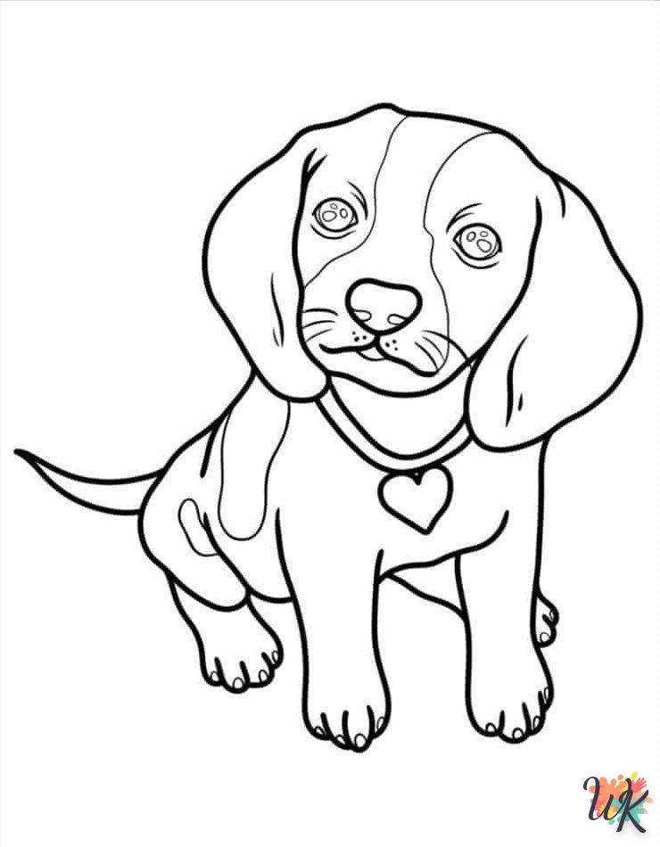 Dibujos para Colorear Puppy 7
