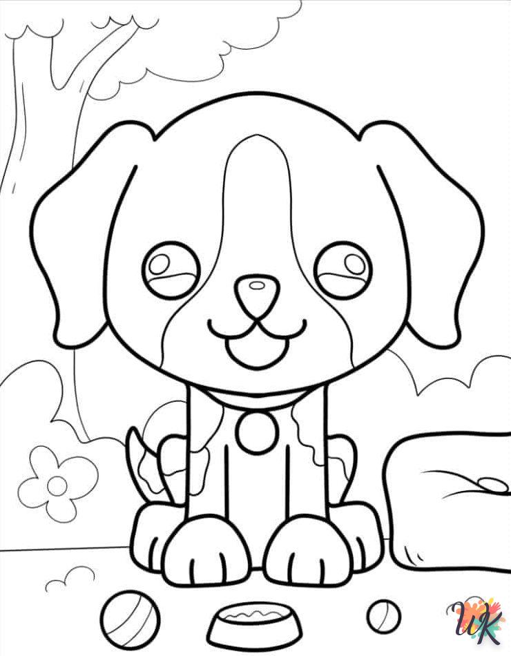 Dibujos para Colorear Puppy 6