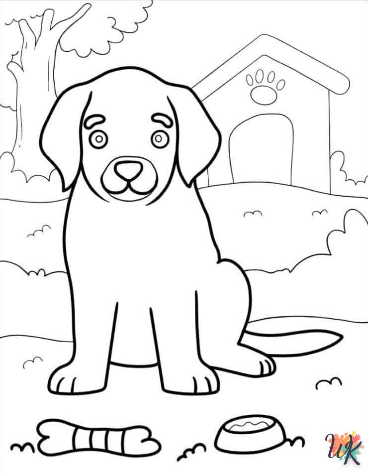 Dibujos para Colorear Puppy 5