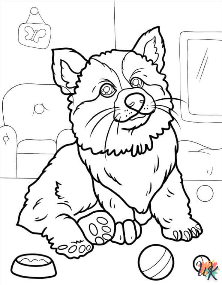 Dibujos para Colorear Puppy 3