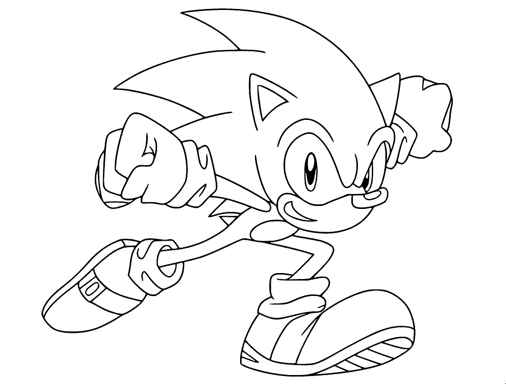 Sonic Prime para Colorear 14