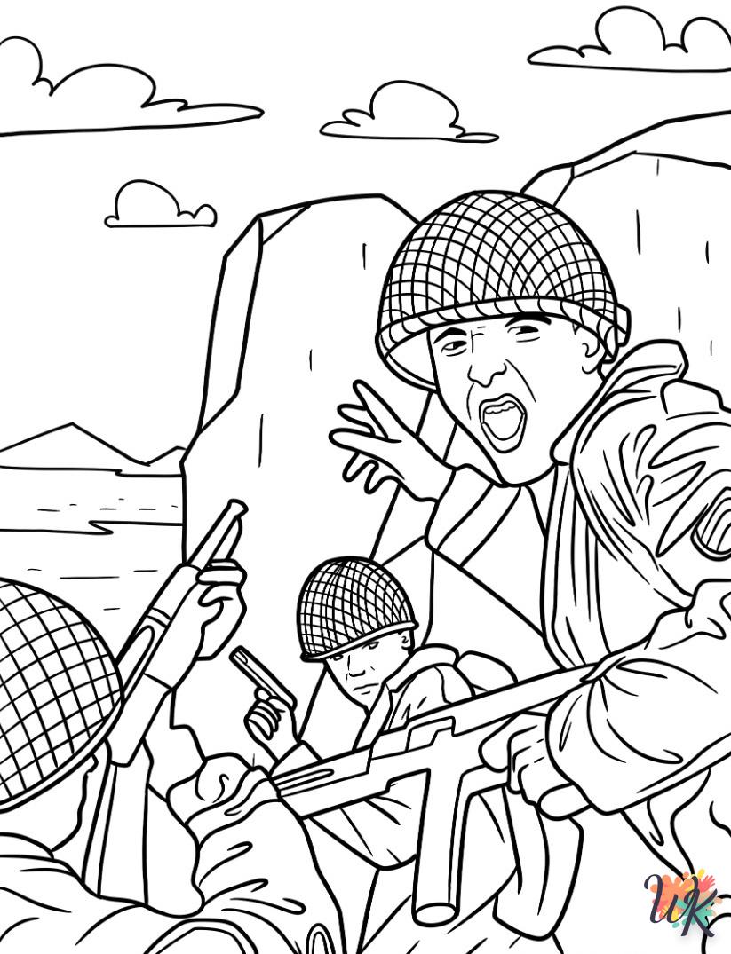Dibujos para Colorear Call Of Duty 17