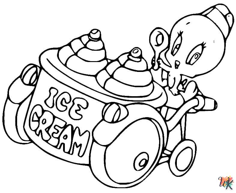 Dibujos para Colorear Camión de helados 26