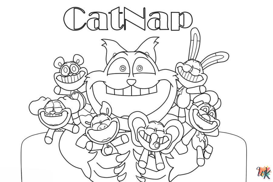 Dibujos para Colorear CatNap 2