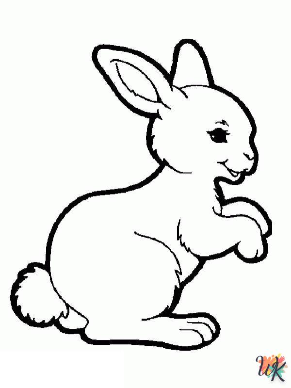 Dibujos para Colorear Conejos 10
