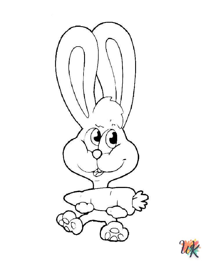 Dibujos para Colorear Conejos 13