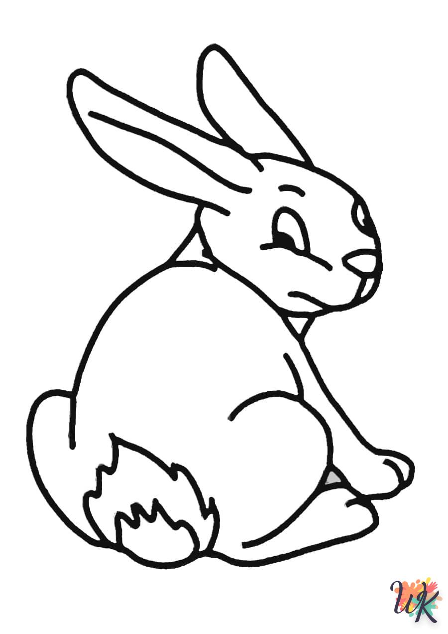Dibujos para Colorear Conejos 16