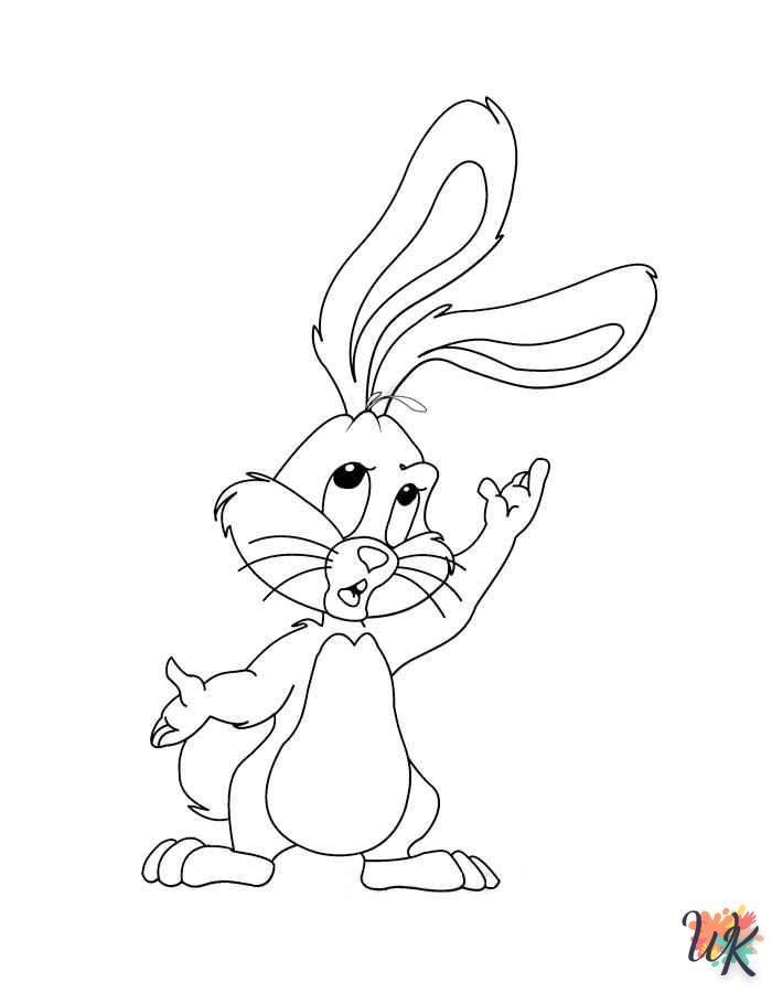 Dibujos para Colorear Conejos 18