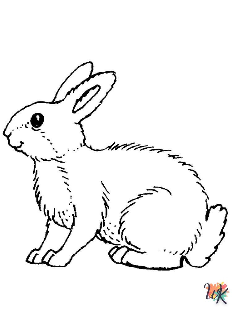 Dibujos para Colorear Conejos 19