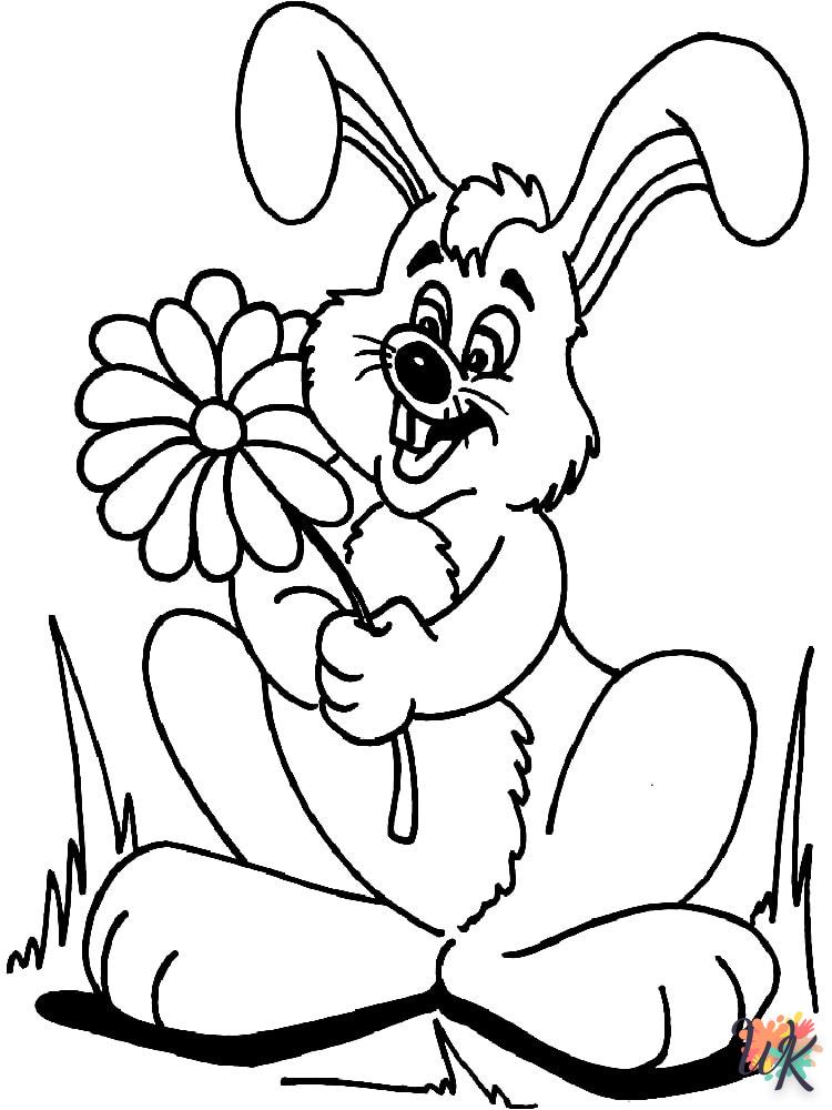 Dibujos para Colorear Conejos 22