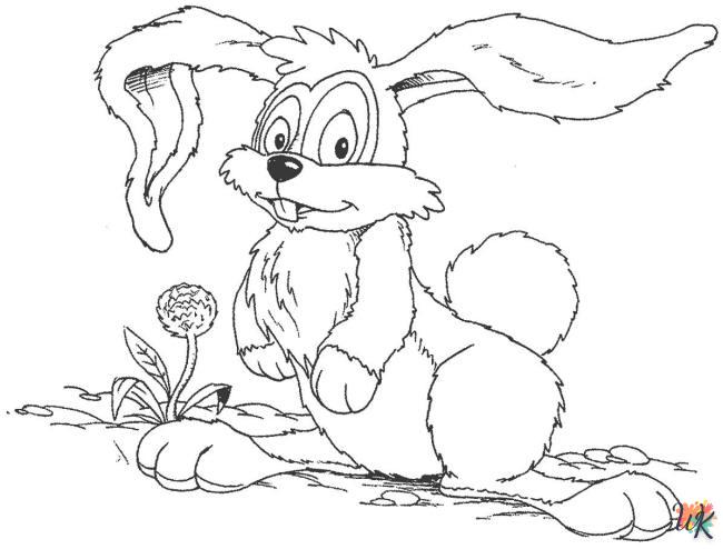 Dibujos para Colorear Conejos 23