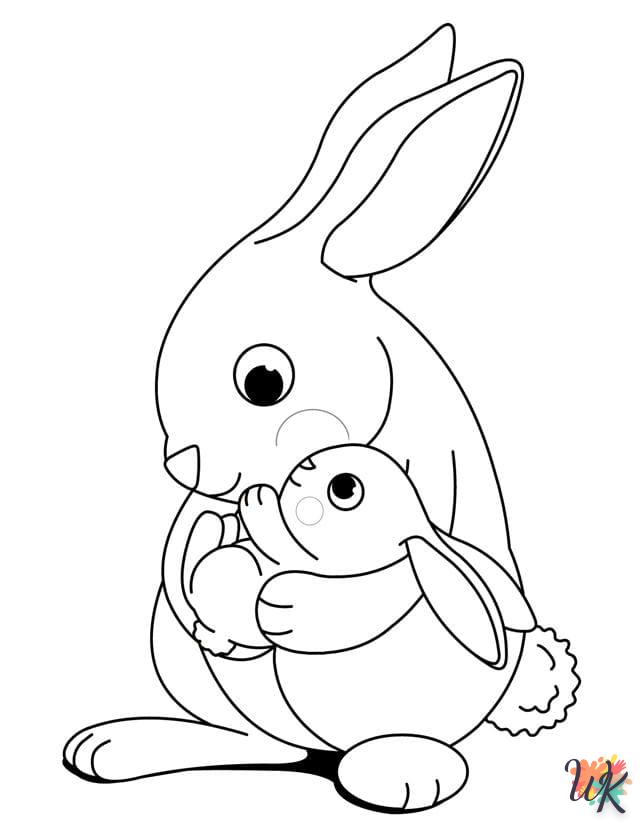 Dibujos para Colorear Conejos 25