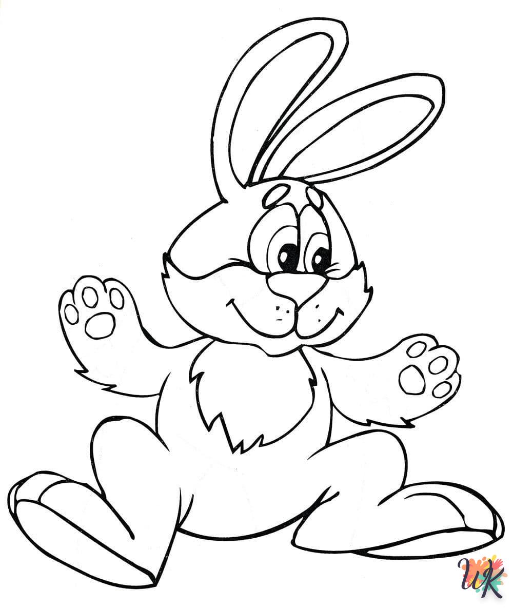 Dibujos para Colorear Conejos 27