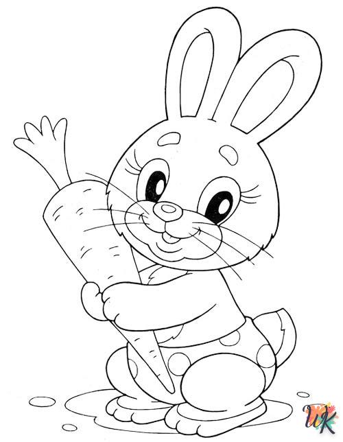 Dibujos para Colorear Conejos 28