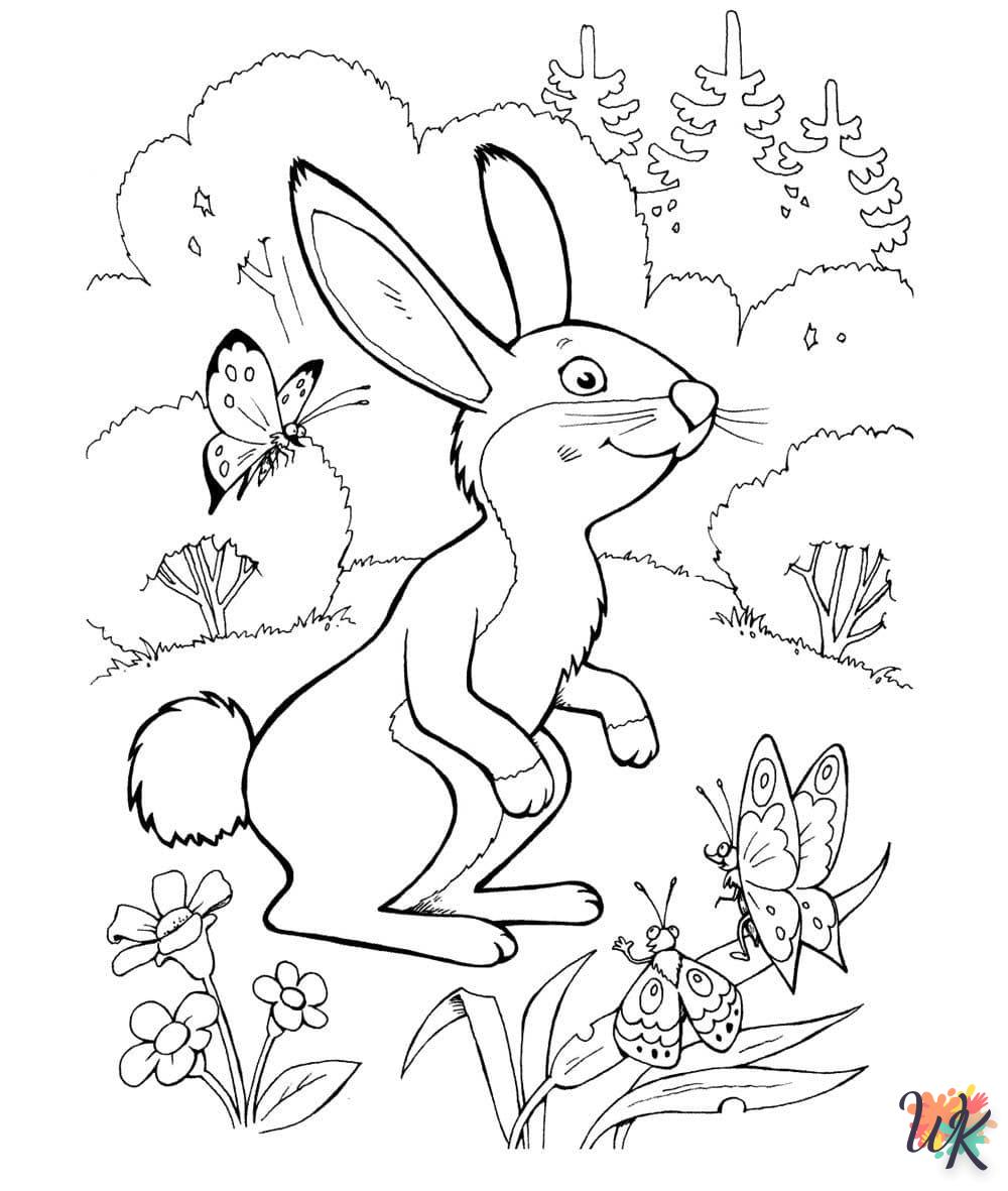 Dibujos para Colorear Conejos 29