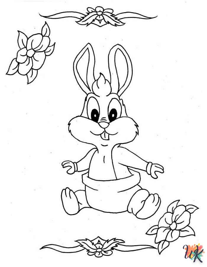 Dibujos para Colorear Conejos 30