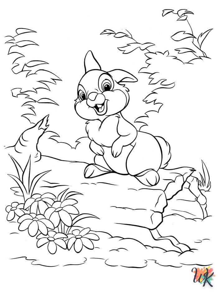 Dibujos para Colorear Conejos 31