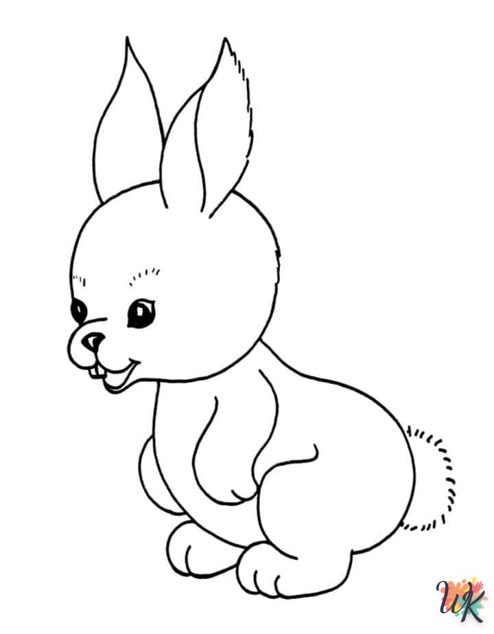 Dibujos para Colorear Conejos 34