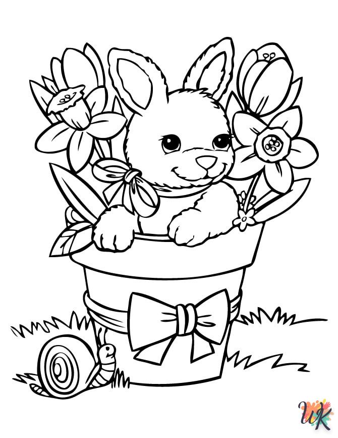 Dibujos para Colorear Conejos 36