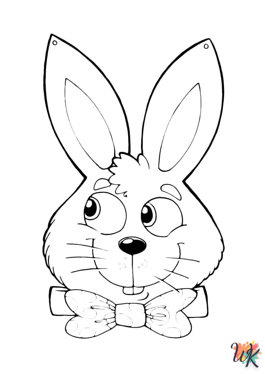 Dibujos para Colorear Conejos 4
