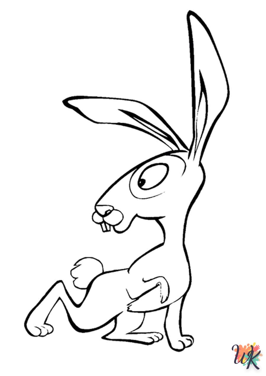 Dibujos para Colorear Conejos 40