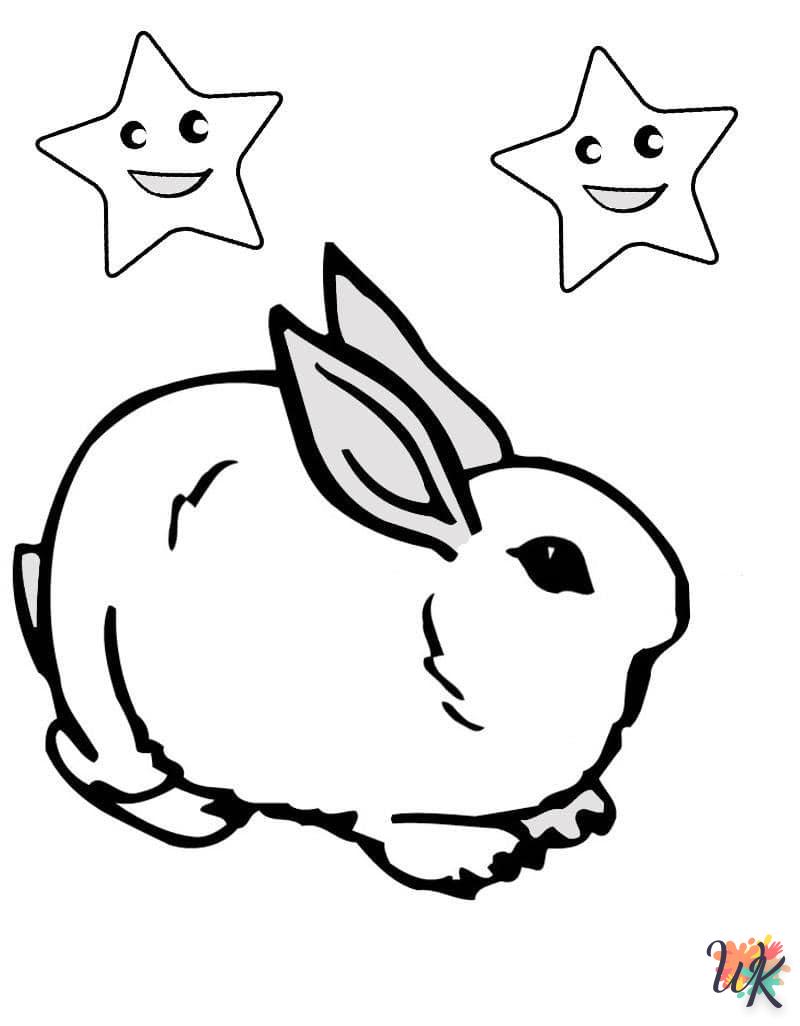 Dibujos para Colorear Conejos 41