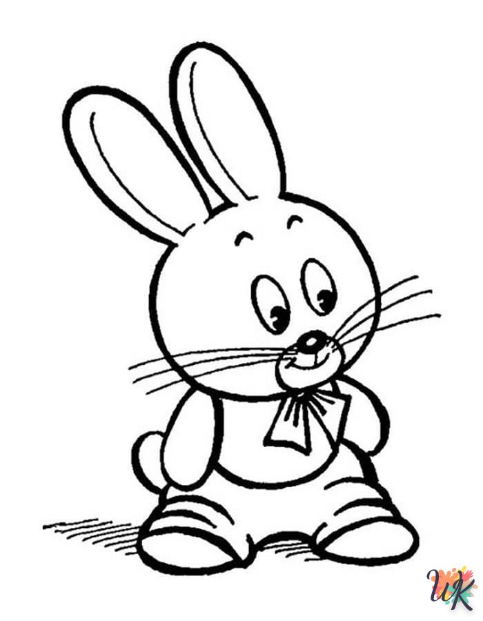Dibujos para Colorear Conejos 42