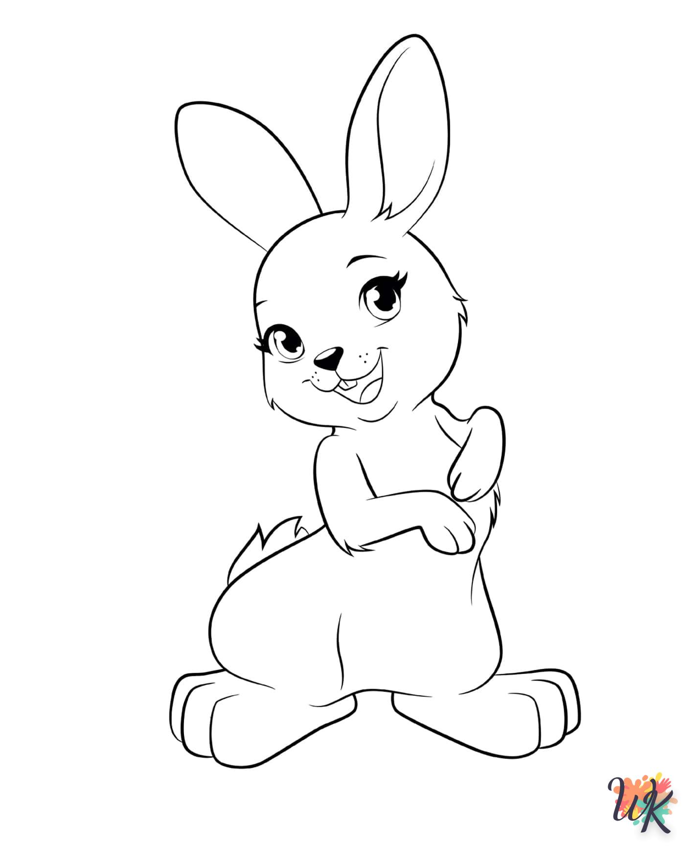 Dibujos para Colorear Conejos 44